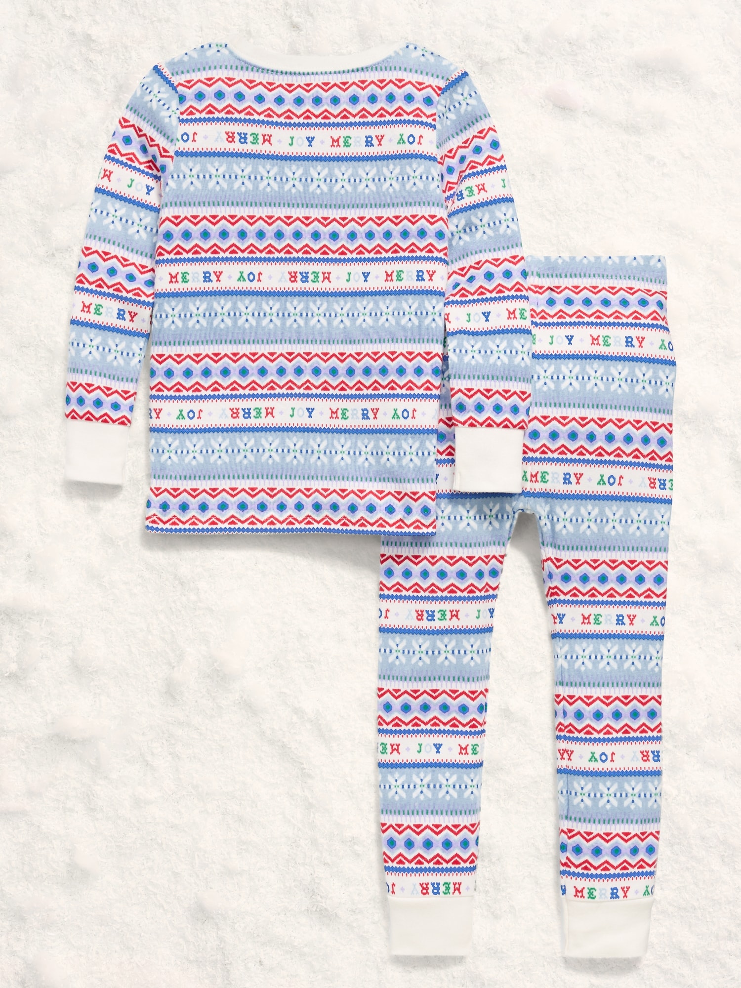 Printed Snug-Fit Pajama Set for Toddler & Baby