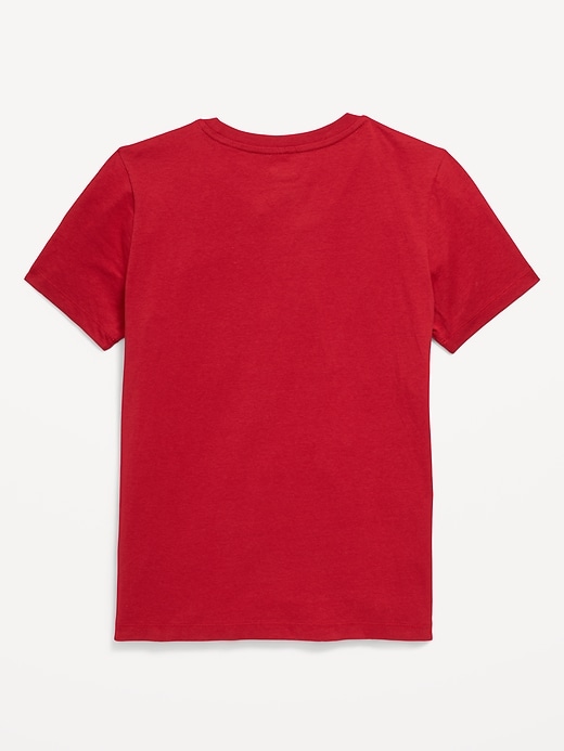 Image number 2 showing, College Graphic Gender-Neutral T-Shirt for Kids