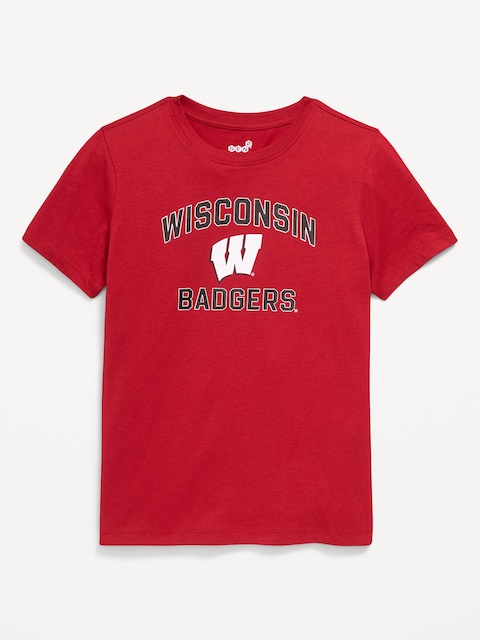 College Graphic Gender-Neutral T-Shirt for Kids