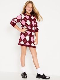 Image number 3 showing, Sweater-Knit A-Line Skirt for Girls