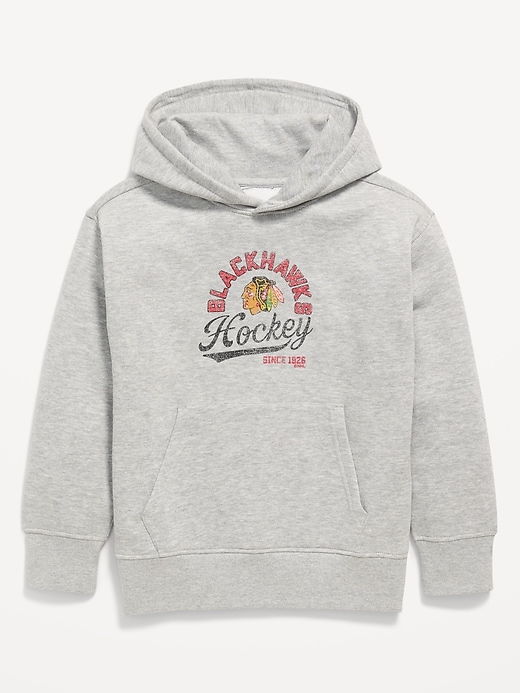 Image number 1 showing, NHL Graphic Gender-Neutral Hoodie for Kids