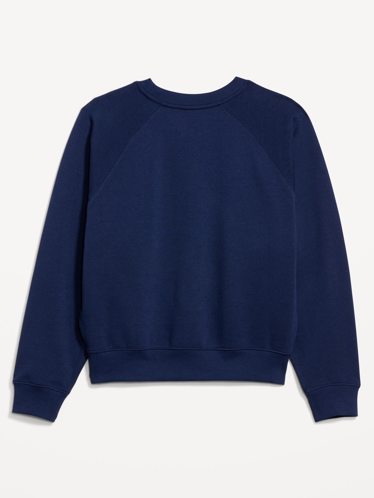 College Crew-Neck Sweatshirt for Women