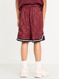 Image number 2 showing, Printed Mesh Basketball Shorts for Boys (At Knee)