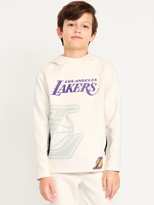 Image number 3 showing, NBA© Los Angeles Lakers© Fleece Pullover Hoodie for Boys
