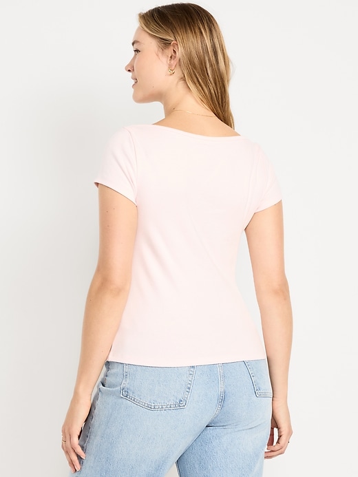 Image number 6 showing, Snug Boatneck T-Shirt