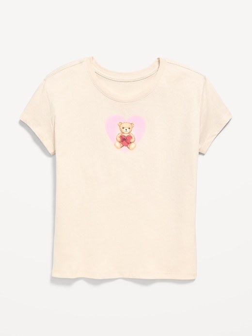 Image number 1 showing, Short-Sleeve Graphic T-Shirt for Girls