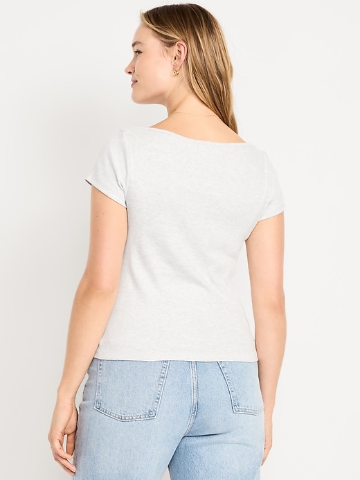 Image number 6 showing, Snug Boatneck T-Shirt
