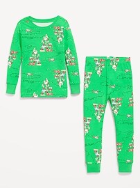 Image number 2 showing, Printed Snug-Fit Pajama Set for Toddler & Baby