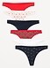 6-Pack Low-Rise Everyday Cotton Thong - image 2