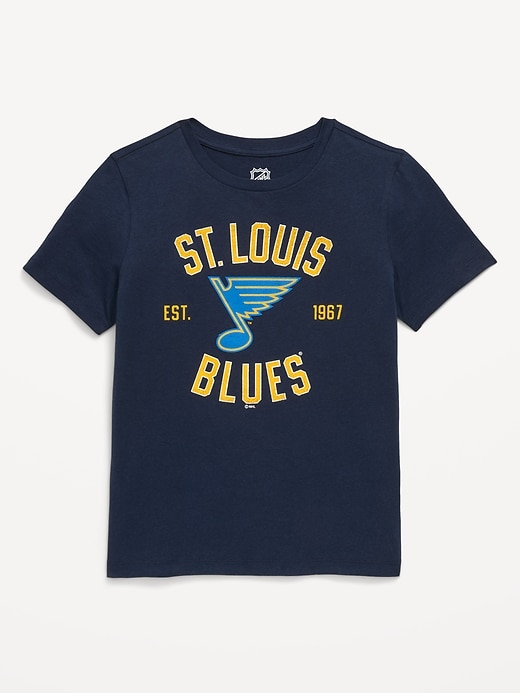 Image number 1 showing, NHL Gender-Neutral Graphic T-Shirt for Kids