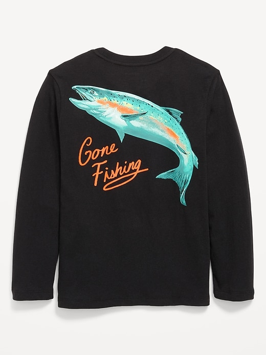Image number 2 showing, Long-Sleeve Graphic T-Shirt for Boys