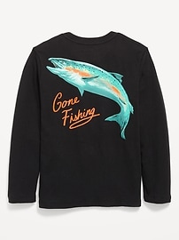 Image number 2 showing, Long-Sleeve Graphic T-Shirt for Boys