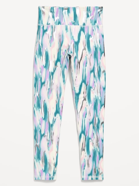 High-Waisted PowerSoft 7/8-Length Leggings for Girls