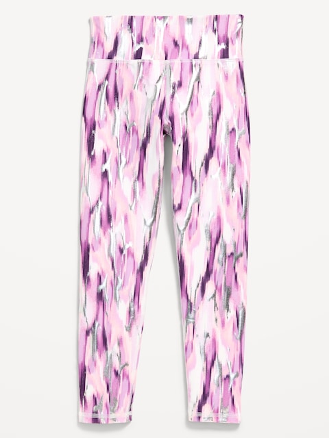 High-Waisted PowerSoft 7/8-Length Leggings for Girls