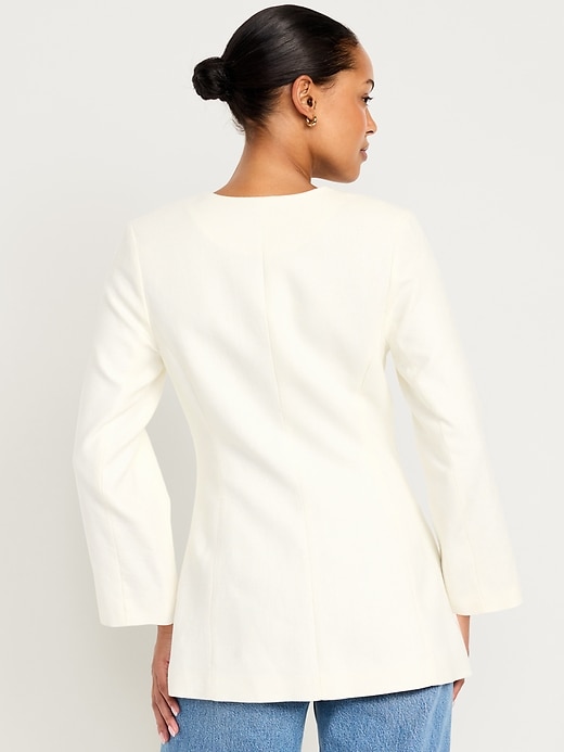 Image number 2 showing, Fitted Long Blazer