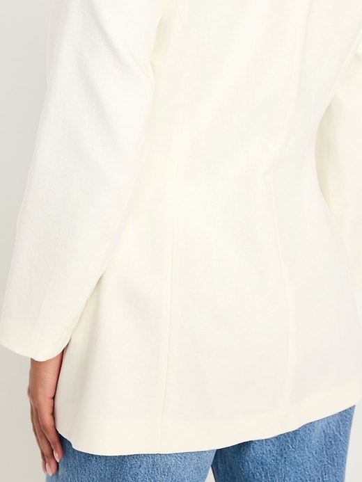 Image number 6 showing, Fitted Long Blazer