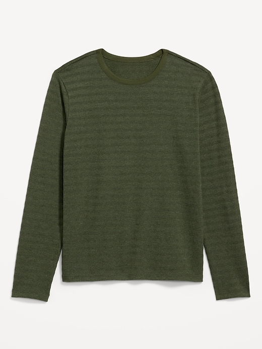 Image number 4 showing, Long-Sleeve Textured-Knit Striped T-Shirt