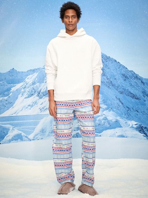 Flannel Pajama Pants for Men - Festive Fairisle (Match The Fam!)