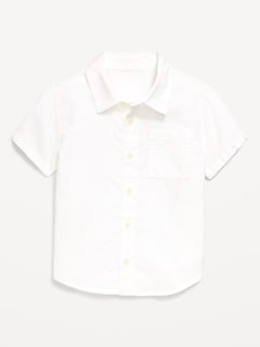 Short-Sleeve Oxford Shirt for Toddler Boys