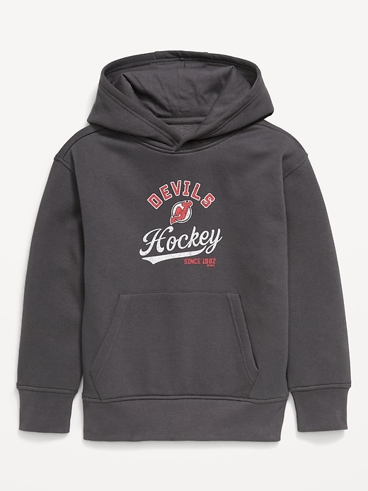 Image number 1 showing, NHL Graphic Gender-Neutral Hoodie for Kids