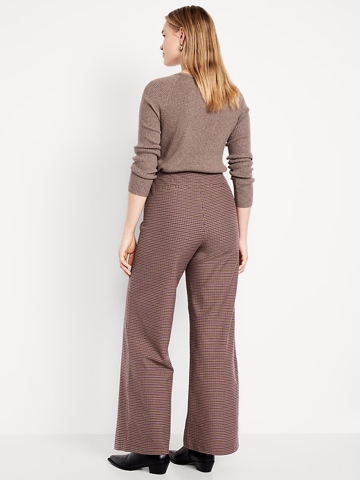Image number 6 showing, High-Waisted Pull-On Pixie Wide-Leg Pants