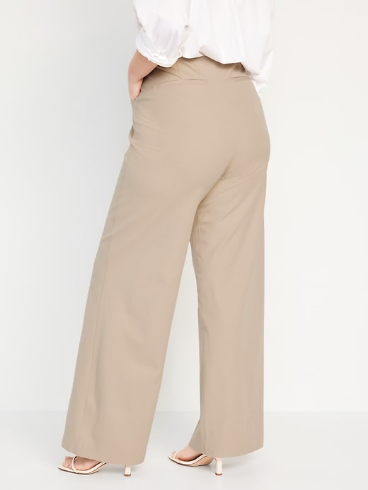 Image number 7 showing, High-Waisted Pull-On Pixie Super Wide-Leg Pants