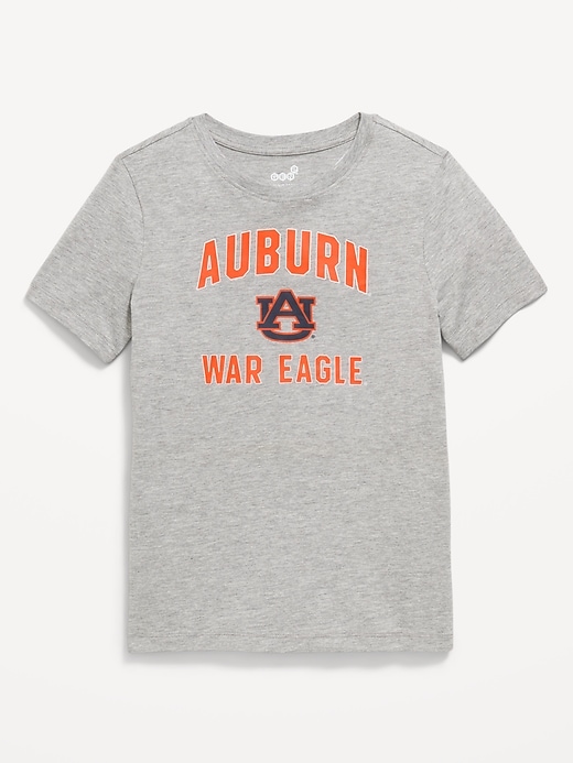 Image number 1 showing, College Graphic Gender-Neutral T-Shirt for Kids