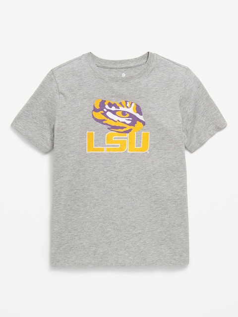 College Graphic Gender-Neutral T-Shirt for Kids
