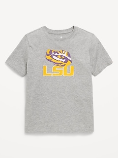 College Graphic Gender-Neutral T-Shirt for Kids