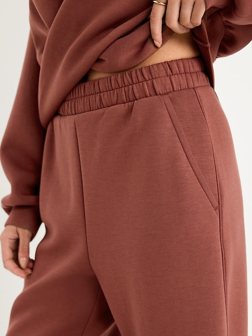 Image number 3 showing, High-Waisted Bounce Fleece Jogger Sweatpants