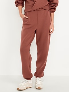 High-Waisted Bounce Fleece Jogger Sweatpants