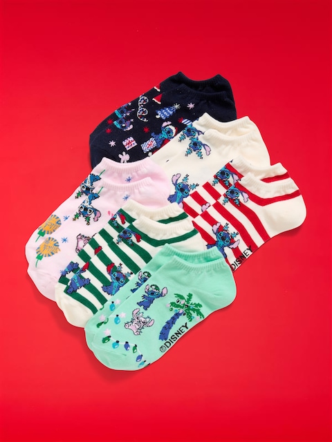 Disney© 6-Pack Novelty Ankle Socks for Women