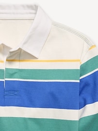 Image number 4 showing, Long-Sleeve Rugby Polo Shirt for Boys