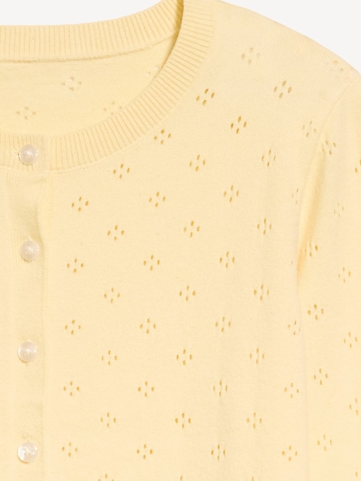 Image number 5 showing, SoSoft Pointelle Cardigan