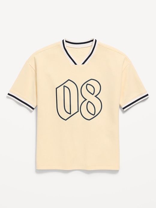 Image number 2 showing, Short-Sleeve Soccer Jersey Sweater for Boys