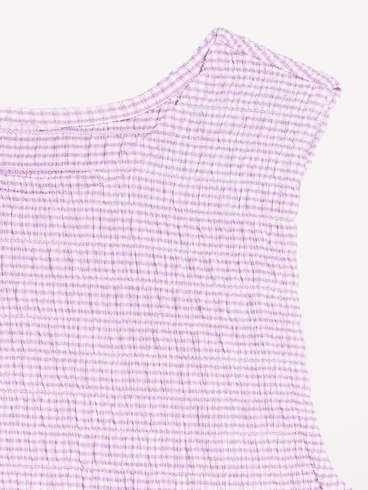 Image number 4 showing, Sleeveless Smocked Tank Top