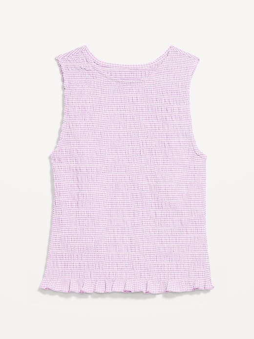 Image number 5 showing, Sleeveless Smocked Tank Top