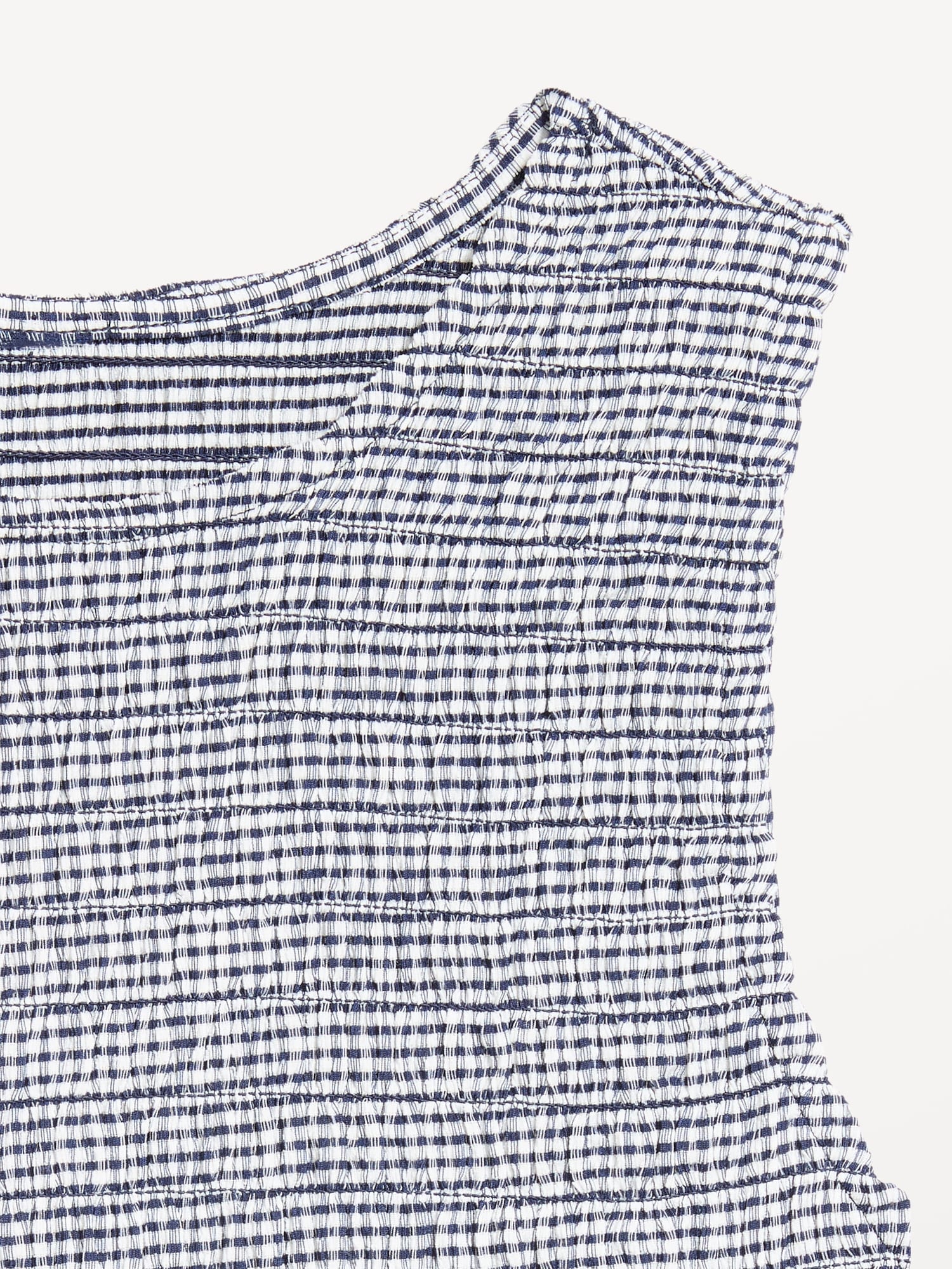 Sleeveless Smocked Tank Top