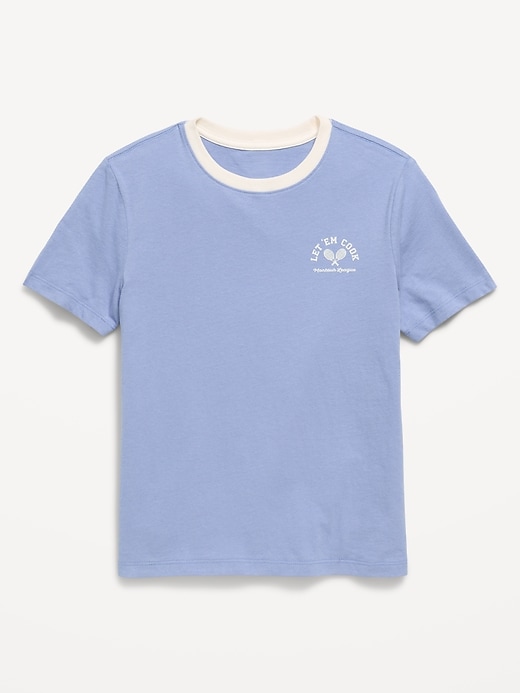 Image number 1 showing, Softest Short-Sleeve Graphic T-Shirt for Boys