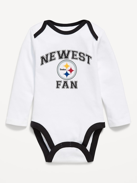 Image number 1 showing, Pittsburgh Steelers Graphic Bodysuit for Baby