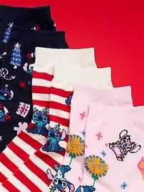 Image number 2 showing, Disney© 3-Pack Novelty Quarter Crew Socks for Women