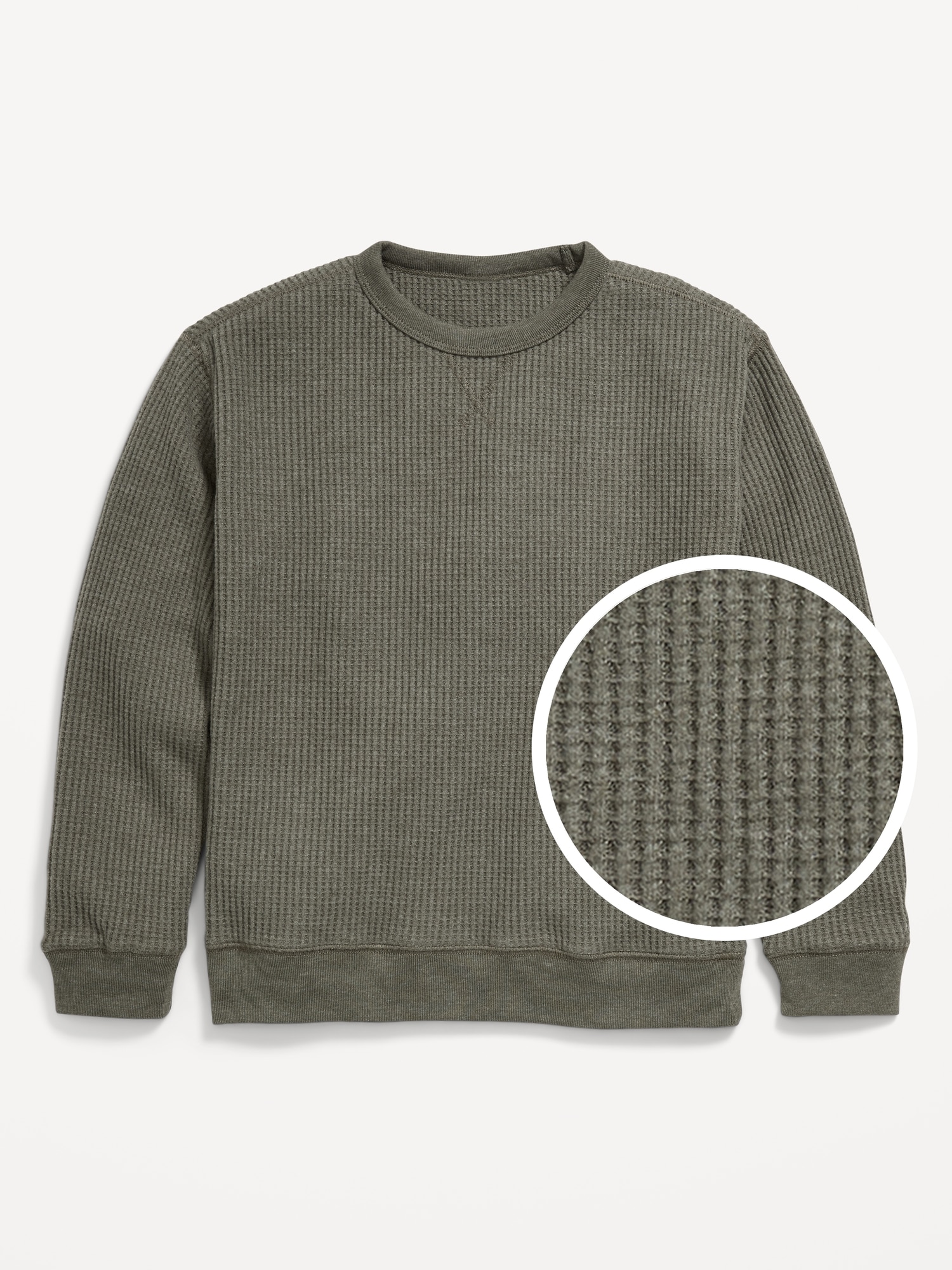 Long-Sleeve Thermal-Knit T-Shirt for Boys