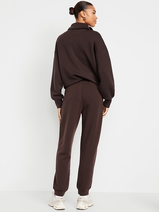 Image number 2 showing, High-Waisted Bounce Fleece Jogger Sweatpants