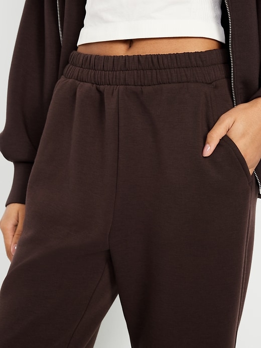 Image number 3 showing, High-Waisted Bounce Fleece Jogger Sweatpants