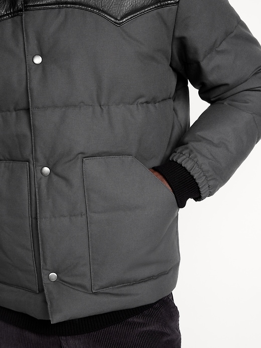 Image number 6 showing, Western Canvas Puffer Jacket