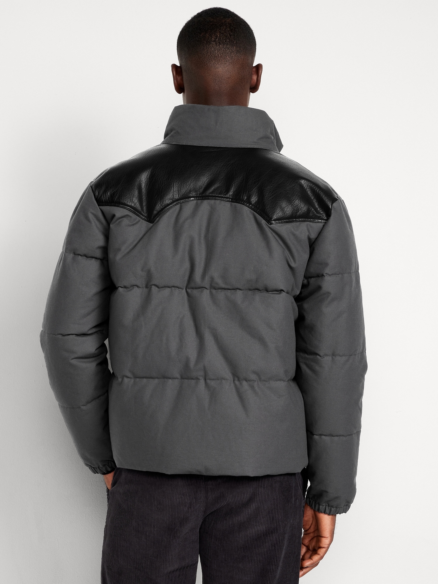 Western Canvas Puffer Jacket