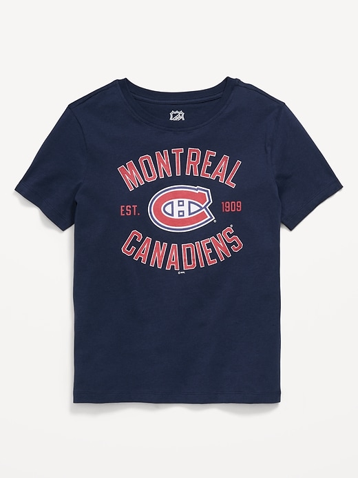 Image number 1 showing, NHL Gender-Neutral Graphic T-Shirt for Kids