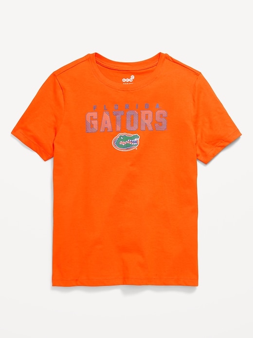 Image number 1 showing, NCAA Graphic Gender-Neutral T-Shirt for Kids