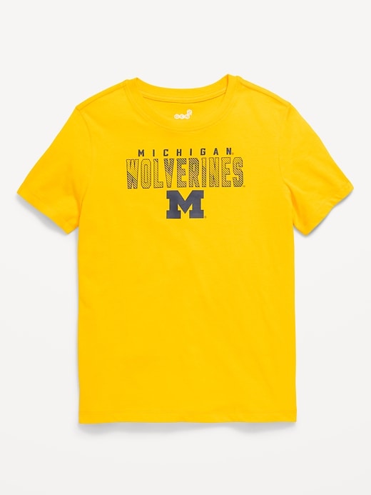 Image number 1 showing, College Graphic Gender-Neutral T-Shirt for Kids