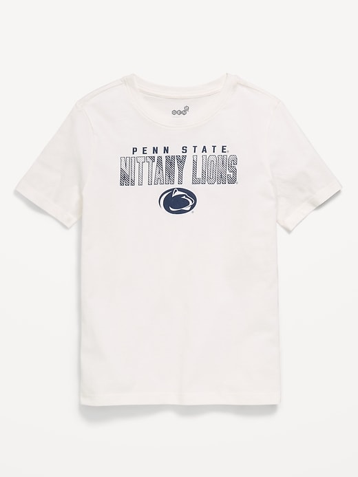 Image number 1 showing, College Graphic Gender-Neutral T-Shirt for Kids